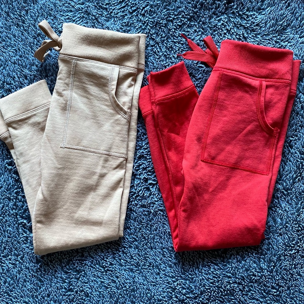 Copper Key Red and Tan Sweatpants Comfortable Joggers